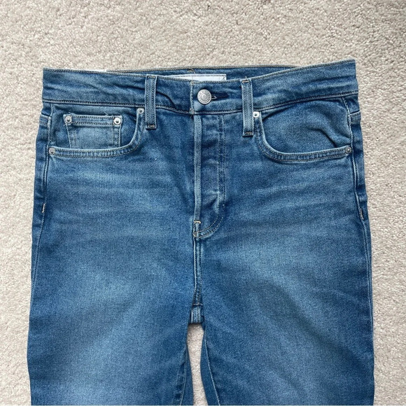 Frank & Eileen Cork Everyday Jeans Raw Hem Antique Blue - Picture 3 of 8